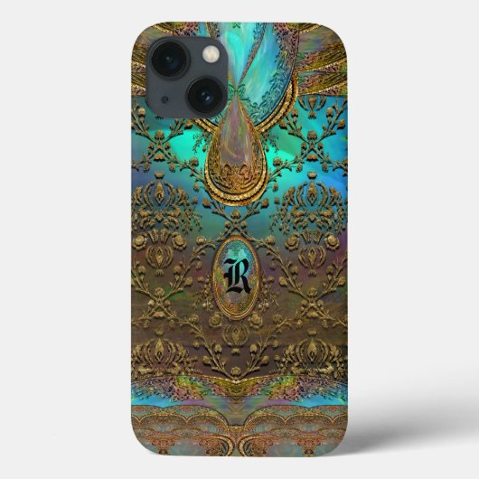 Palomar Elegant  Chic Monogram Case-Mate iPhone Case (Achterkant)