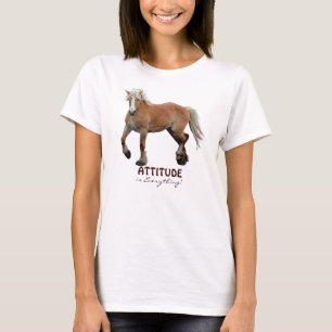 Palomino Belgium Draft Horse Sporty Apparel T-shirt