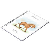 Palomino Cheval Personnalisé / Journal du propriét (Côté gauche)