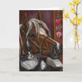 PALOMINO de Kaart van de Nota van de Kat van de (Gele Bloem)