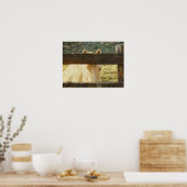 Palomino door hek poster (Keuken)