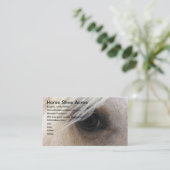 Palomino Hoefijzer Acres Visitekaartje (Staand voorkant)