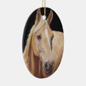 Palomino Horse Art Ornament (Rechts)