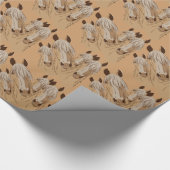 Palomino Horse Cadeaupapier (Hoek)