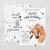 Palomino Horse Carte Anniversaire Par Amylyn Bihrl (Devant / Derrière)