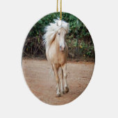 Palomino Horse Keramisch Ornament (Rechts)
