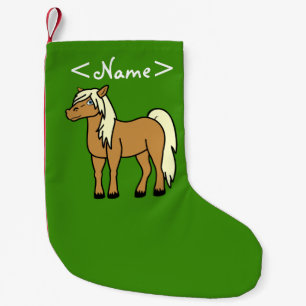 Palomino Horse Kleine Kerstsok