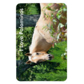 Palomino Horse Magnet flexible (Vertical)