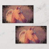 Palomino Horse Visitekaartje (Voorkant / Achterkant)
