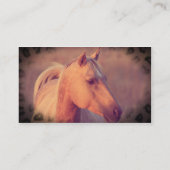 Palomino Horse Visitekaartje (Achterkant)