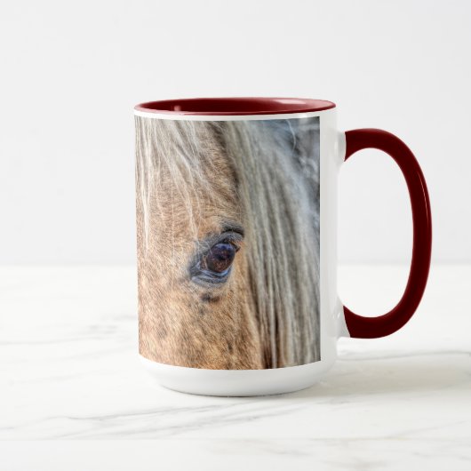 Palomino Horse's Eye Photo Boire Mug (Droite)