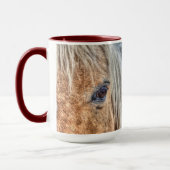 Palomino Horse's Eye Photo Boire Mug (Gauche)
