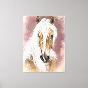 Palomino Paard Canvas Print