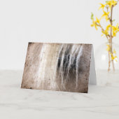 Palomino Paard Grunge Verjaardag Kaart (Gele Bloem)