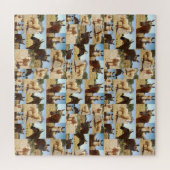 Palomino Paarden Foto Collage Legpuzzel (Horizontaal)