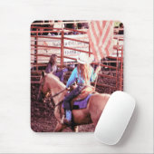 Palomino Rodeo American Flag Horse Muismat (Met muis)