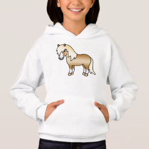Palomino Shetlandpony Cute Cartoon Illustratie