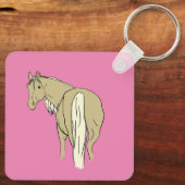 Palomino-Sleutelhanger Sleutelhanger (Achterkant)