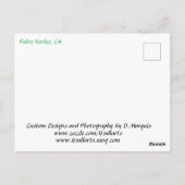 PALOS VERDES. CA #9 BRIEFKAART (Achterkant)