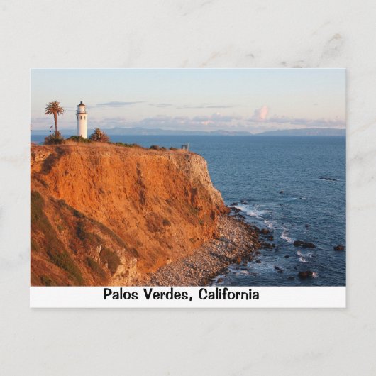 Palos Verdes vuurtoren Briefkaart (Voorkant)