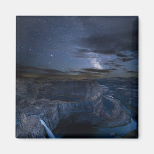 Palouse Falls Park & Melkweg Staat Washington Magneet