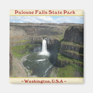 PALOUSE HERFSTEN STAAT PARK WATERFALLS WASHINGTON MAGNEET