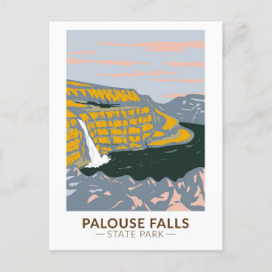 Palouse Herfsten State Park Washington  Briefkaart