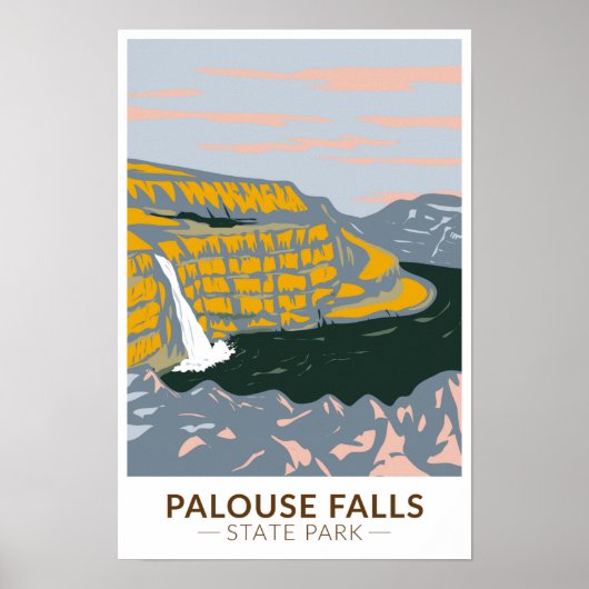 Palouse Herfsten State Park Washington  Poster (Voorkant)