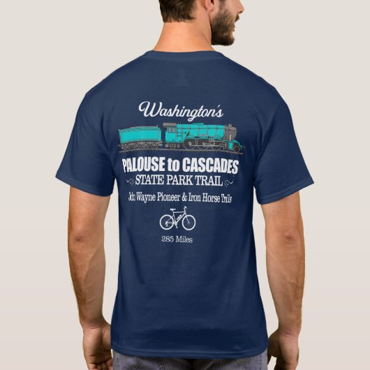 Palouse naar Cascades SPT (RT2) T-shirt (Achterkant)