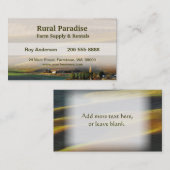 Palouse Sunrise Visitekaartje (Voorkant / Achterkant)