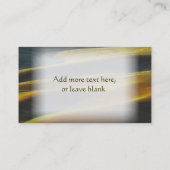 Palouse Sunrise Visitekaartje (Achterkant)