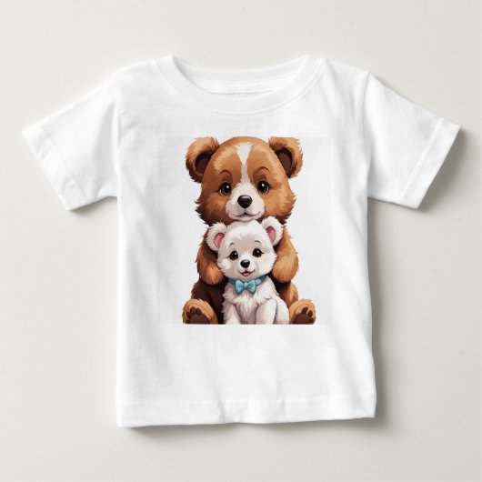 "Pals de chiot : T-shirt de chien amusant pour les (Devant)