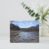Paluxy River op het briefkaart van Dinosaur Valley (Staand voorkant)