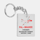 Palwaukee Airport, Wheeling, Illinois Sleutelhanger (Voorkant Links)