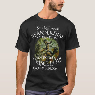 PAM BONDI & JD VANCE NEANDERTHALER PAARMATIG RITUE T-SHIRT