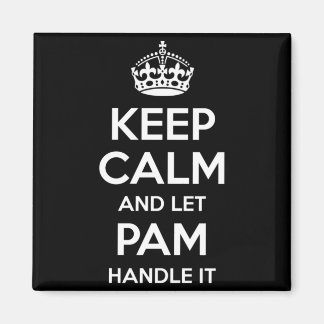 Pam Keep Calm Persoonlijke Naam Grappige Verjaarda Magneet