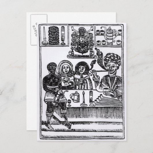 Pamflet tegen het roken briefkaart (Voorkant / Achterkant)