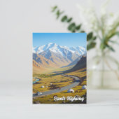 Pamir Highway Tajikistan Travel Briefkaart (Staand voorkant)