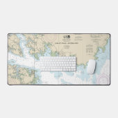 Pamlico Sound Western Part Graphique nautique 1154 (Clavier et souris)