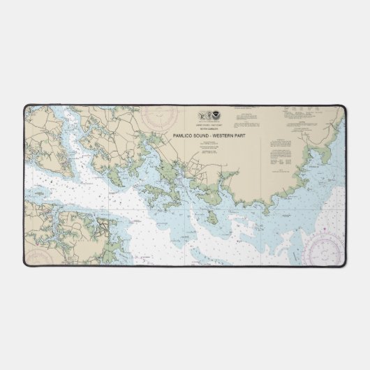 Pamlico Sound Western Part Graphique nautique 1154 (Recto)