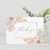 Pampagras Bedankkaart (Staand voorkant)