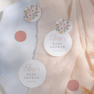 Pampagras Boho Kleuren Woestijn Meisje Baby Shower Confetti