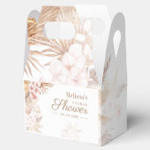 Pampagras Gedroogde Palmen Boho Schrift Bruidsdouc Bedankdoosjes (Geopend)