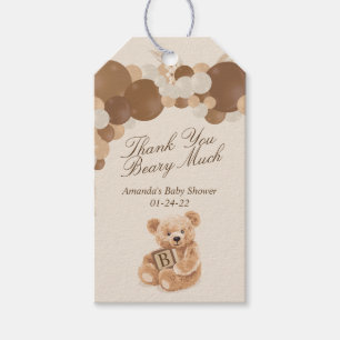 Pampagras Teddybeer Cadeaulabel
