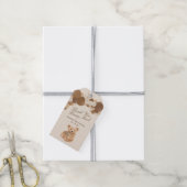 Pampagras Teddybeer Cadeaulabel (Met Touw)