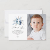 Pampas bloemendoop Foto Dank je kaart (Voorkant)