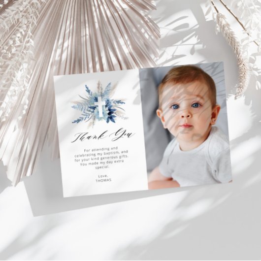 Pampas bloemendoop Foto Dank je kaart