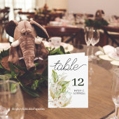 Pampas Delicate Plier Numéro de table Modèle