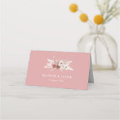 Pampas Dusty Pink Flower Folded Wedding (Achterkant)