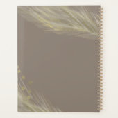 Pampas Élégant Naturel Moderne Or (Dos)